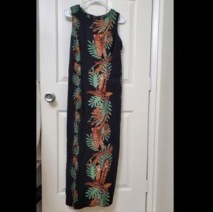 Vintage Hawaiian maxi dress